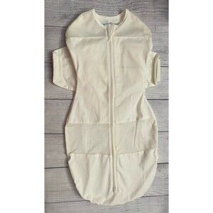 NWOT Cream Happiest Baby SNOO Baby Sleep Swaddle, Size Large, 18-26 pounds